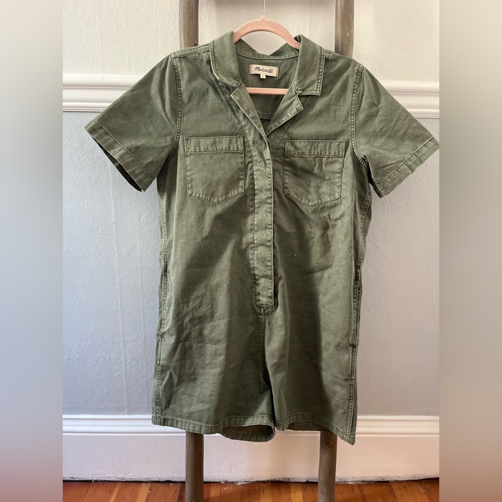 Madewell - garment dyed relaxed coverall romper